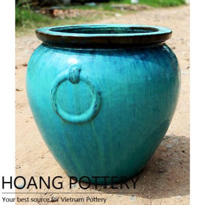 Vietnam Aqua Green Glazed Jar (HPPN021)