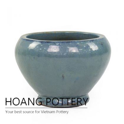Belly Glazed Ceramic Pot (HPHA023)