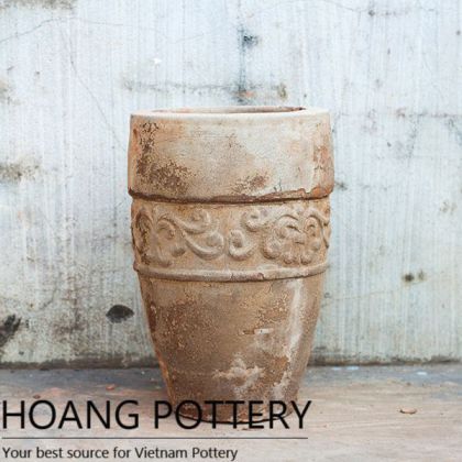 Antique Red Clay Garden Decor Pots (HPTC060)
