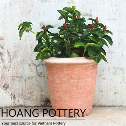 Beautiful Red Clay Garden Pots (HPTC091)
