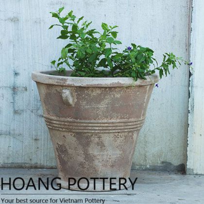 Cheap Chocolate Teracotta Garden Flower Pots (HPTC088)