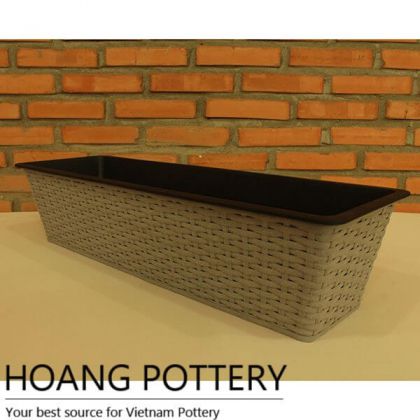 Quality Wicker Flower Planter indoor and outdoor (HPW022)