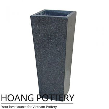 Tall Square terrazzo Cement Flower Pot (TAT069)