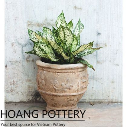 Traditional Red Clay Flower Pot (HPTC029)