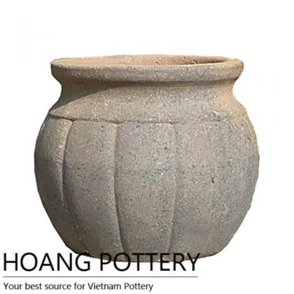 Antique Design Old Stone Small urn Pot (HPSB004)