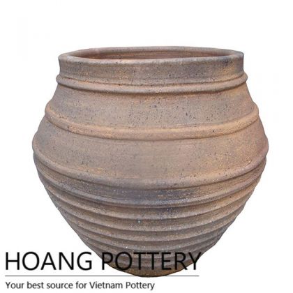 Antique Style Ceramic Oldstone Flower Pot (HPSB075)