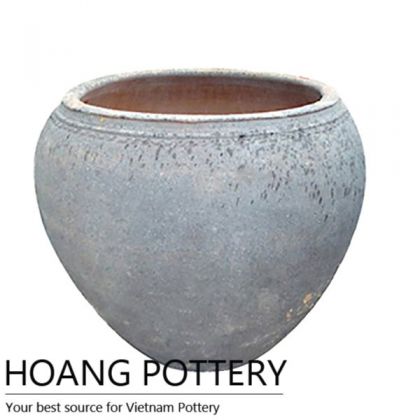 Beautiful Ceramic Oldstone Flower Pot Outdoor Decor (HPSB081)