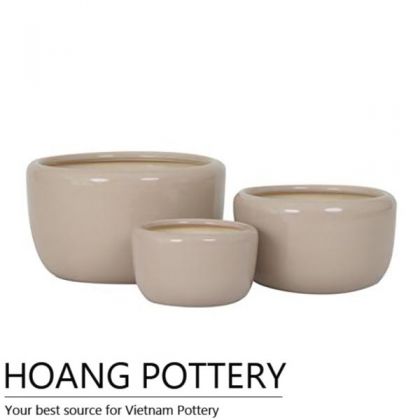 Carved Ceramic Bonsai Pot (HPIP008)