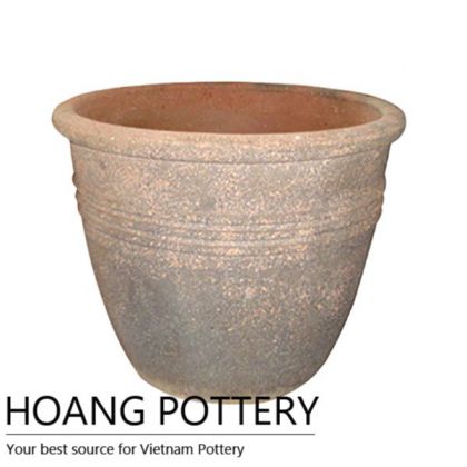 Quality Sandblasted Flower Pots Outdoor Garden (HPSB014)