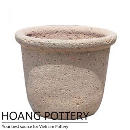 Simple design Sandblasted Pot Outdoor (HPSB012)