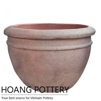Simple pattern Old Stone Flower Planter (HPSB010)