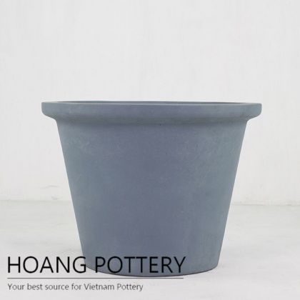 Big blue cement paint planters (HPPC 004)
