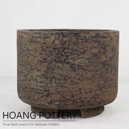 Big bowl rustic planter pot ( HPR019)
