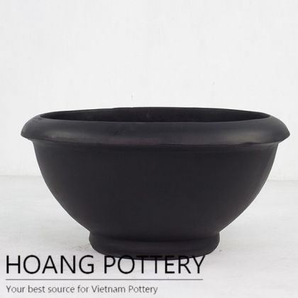 Big painting cement bowl planter (HPPC 007)