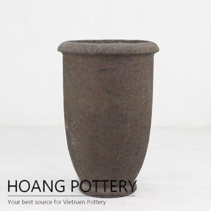 Rustic cement vase rim ( HPR025)