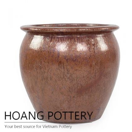 Beautiful red ceramic urns