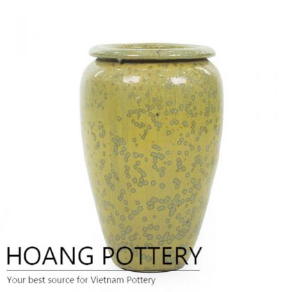 Beautiful round ceramic urn