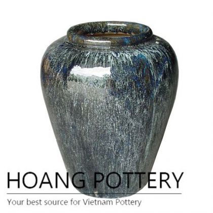 Decoration Tall Round Ceramic Vase