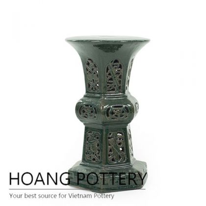 New ceramic stool design for outdoor
