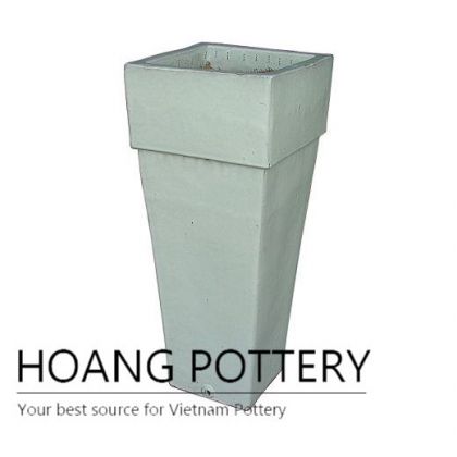Tall square new design ceramic pot