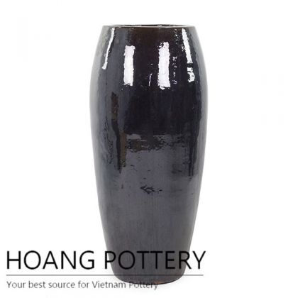 Vietnam supplier tall round ceramic pot