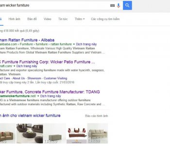 How to find out new wicker furniture suppliers in vietnam?